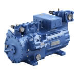 Bock Verdichter halbhermetisch HGX56e/1155-4 , 100,4m³/h Fördervolumen E55 vorgefüllt sauggasgekühlt