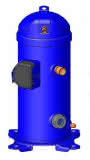 Danfoss Scrollverdichter vollhermetisch MLZ048T4LC9A 400V H/MBP 50/60Hz
