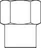 Panasonic CO2 Adapter 3/8" (9,52) NPT x 1/2" (12,70) ODS für K65