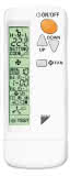 DAIKIN Infrarot Fernbedienung BRC7F530W für FFA-A9 Sky Air mit Blendenelement standard weiß