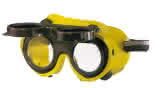 Perkeo Schutzbrille hochklappbar mit Seitenschutz für Brillenträger