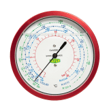 Refco Metallbalgmanometer NG 60 R3-320-DS-R448A-1/4"SAE 1/4" SAE