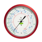 Refco Metallbalgmanometer NG 80 R5-320-M-R407C-1/4"SAE 1/4"SAE