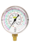 Refco Rohrfedermanometer NG 68 M2-500-DS-SUPER 1/8" NPT unten