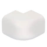 VECAMCO Außenbogen 80x60mm RAL9003