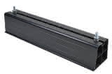 Plarock Aufstellbalken SB-2000 Kunststoff schwarz 2000mm inkl.M10 Schrauben600 kg (Set aus 2 Balken)