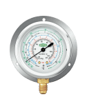 Refco Rohrfedermanometer NG 63 MR-206-DS-R22 1/4" SAE unten