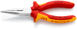 Knipex Flachrundzange mit Schneide 160mm