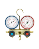 Refco 2-Weg Monteurhilfe M2-3-DELUXE-DS-SUPER mit ölgefüllten R5 Metallbalgmanometer