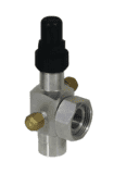 GVN Rotalock Ventil RV.45b-7/8, 1 1/4" Rotalock auf 7/8" ODS, 45 bar