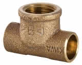 Conex IBP T-Stück IG Rp zylindrisch Serie 4000 4130 22x3/8"x22 Rotguss