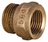 Conex IBP Einschraubteil konisch dichtend IG Rp zylindrisch AG G zylindrisch Serie 4000 4380 1/2"x5/8" Rotguss