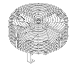 Bock Zusatzlüfter 250mm 230V für HG12