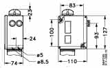 Danfoss Druckschalter RT6AW M/15 5 bis 25bar, G3/8"