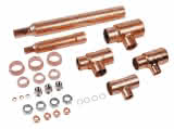 Danfoss Montagesatz Saugleitungsrestriktor T-Stücke Lötstutzen Dichtungen für Trio