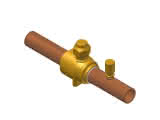 Danfoss Kugelabsperrventil mit Schraderventil GBC 18s H CO2