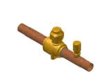 Danfoss Kugelabsperrventil mit Schraderventil GBC 12s 1/2"