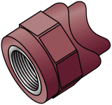 KETRIX Sattelstück mit Innengewinde 75-125x1/2"