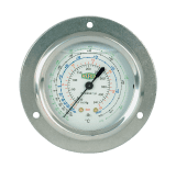 Refco Rohrfedermanometer NG 63 ++MR-205-DS-R407C++ 1/4" SAE hinten