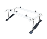 Rodigas Dachkonsole MT 600 Stahl Tragfähigkeit 140kg 45° B:370-790mm T:160-400mm