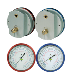 Refco Metallbalgmanometer NG 60 ++R3-220-M-R407C++ 1/4" SAE