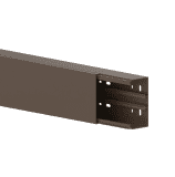 GGK FB 60x110 Leitungsführungskanal mit Bodenlochung und DIN-Montageschiene Farbe 8014