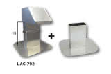 Linum Dachdurchführung Aluminium mit teilbarem Unterbau 125 x 250 mm / Kit: ALX-7156 + Unterbau