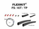 Omerin Anschlussset für Heizband FLEXTRACE für FSG/TP, FSG/TF, FSH/TP, FST/TP oder FST/TF, FS/KIT/TP