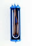 Carly 7,3 Liter Flüssigkeitsabscheider mit Wärmetauscher 35mm ODF, LCYE811S/MMS