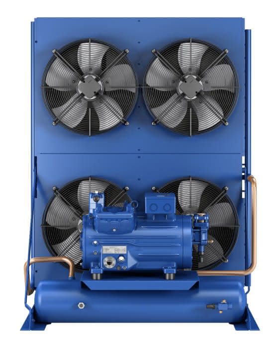 Bock Verflüssigungssatz halbhermetisch SHGX44e/665-4 SL mit 57,7m³/h Fördervolumen SE55 vorgefüllt sauggasgekühlt - Detail 1