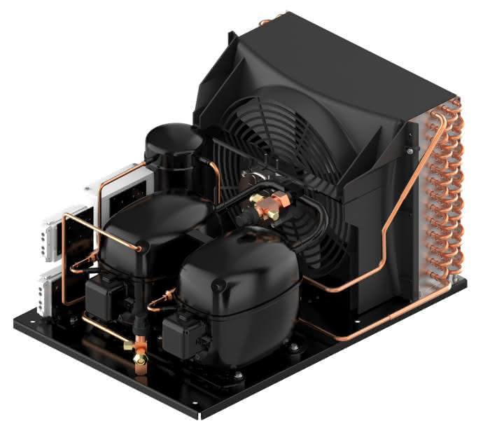 Danfoss Verflüssigungssatz vollhermetisch Optyma SC21/21GXT2 MBP 230V T2 - Detail 1