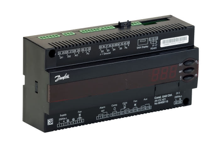 Danfoss Regler/ Überwachungsmodul für Optyma Plus "neue Generation" ohne Druckmessumformer und ohne Temperaturfühler - Detail 1