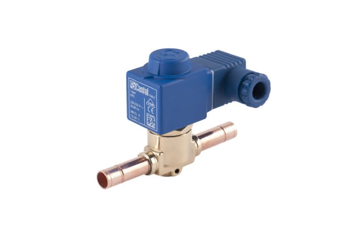 Castel Magnetventil 1068/M12A6 12mm Löt 45bar Preis inklusive Stecker 9150/R02 und Spule HF2 - Detail 1