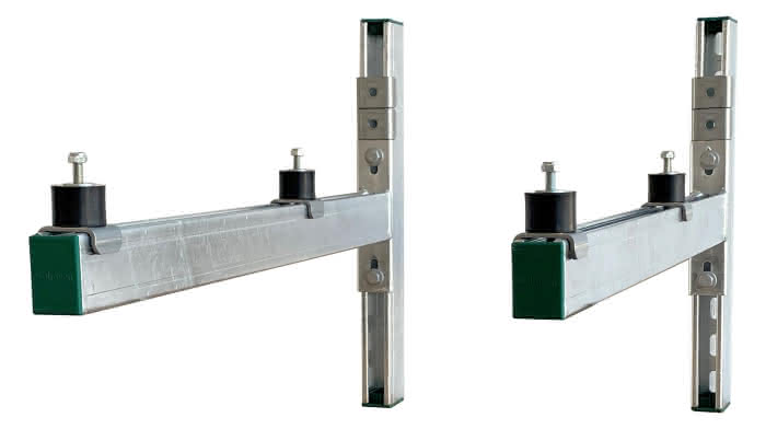 Walraven Konsolen-Kit für Wärmepumpe Größe S Länge: 750 mm - Detail 1