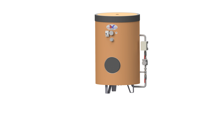 DK Trinkwasserspeicher komplett mit Wärmerückgewinnung Typ 300/4 PU 4,5-8 KW max. Betriebsüberdruck: 40 bar - Detail 1