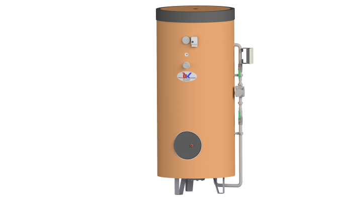 DK Trinkwasserspeicher komplett mit Wärmerückgewinnung Typ 500/4 PU 9-12 KW max. Betriebsüberdruck: 40 bar - Detail 1