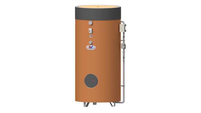 DK Trinkwasserspeicher komplett mit Wärmerückgewinnung Typ 750/5 PU 13-16 KW max. Betriebsüberdruck: 40 bar - Detail 1