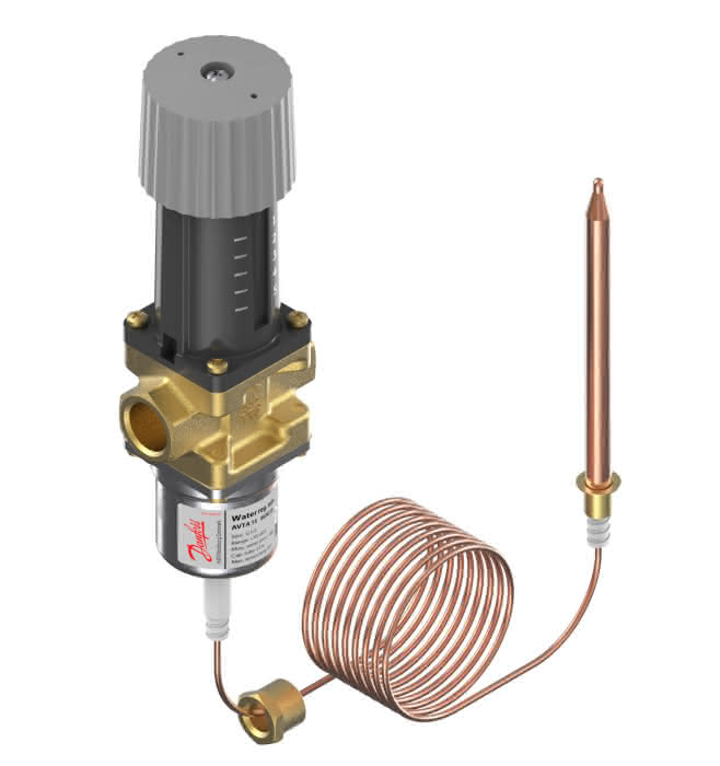 Danfoss Kühlwasserventil thermostatisch geregelt AVTA 15 10-80°C - Detail 1