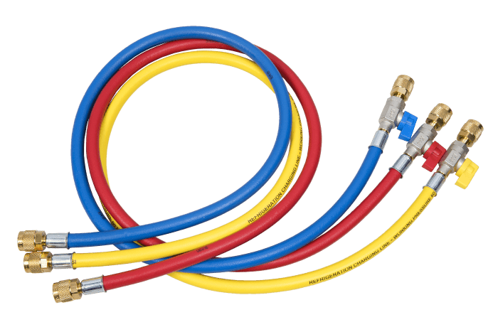 Refco Füllschlauchset CA-CCL-60 mit Kugelventil 1/4"SAE 60"/150cm - Detail 1