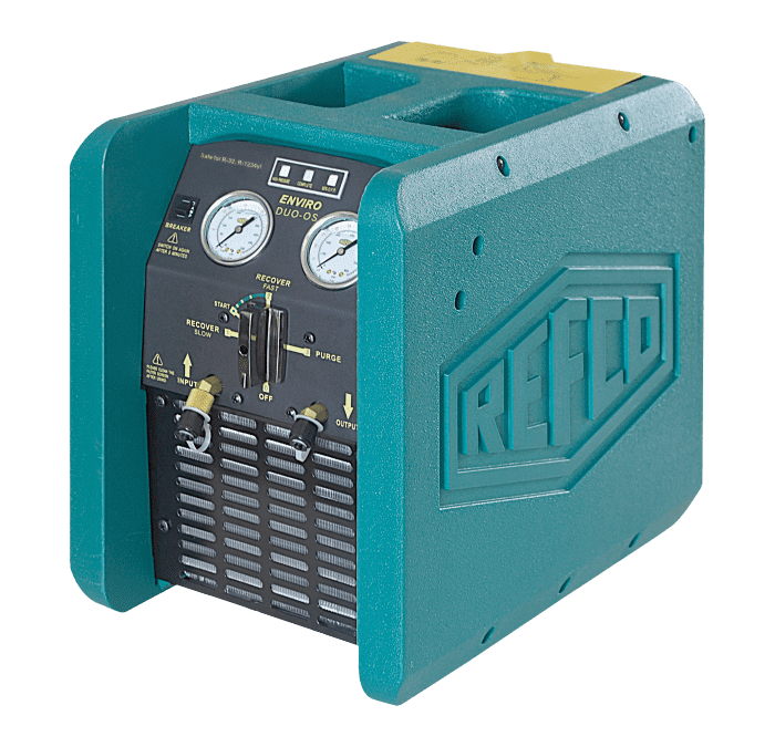 Refco Absauggerät mit Ölabscheider 2 Kolben ENVIRO-DUO-OS 220/240 V 50/60Hz - Detail 1