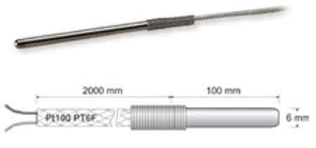 LUMITY Temperaturfühler SN2S0300 3-Leiter, -50 bis 200°C, 3m - Detail 1