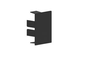 GGK LFG 60x90-ES Endstück Farbe 9005 für Leitungsführungskanal zum Aufstecken - Detail 1