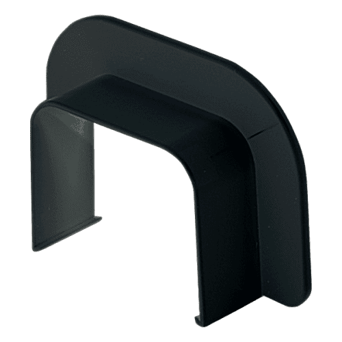 VECAMCO Wanddurchführung 80x60mm schwarz - Detail 1