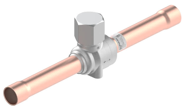 Danfoss Kugelabsperrventil ohne Schraderventil GBC 12s H 12mm 90bar/ R744 - Detail 1