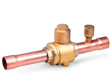 Sanhua Kugelventil mit Schraderventil SBV04-319T 1/2" - Detail 1