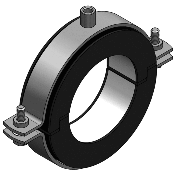 Mefa Polar Plus Kälteschelle M10/M12 114,3mm rundumgeschweißt Iso 40mm - Detail 1