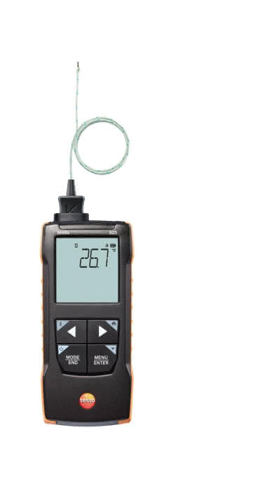 testo 925 Temperaturmessgerät für TE Typ K mit App-Anbindung - Detail 1