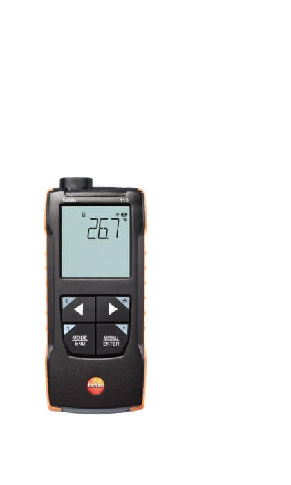 testo 110 NTC- und Pt100-Temperaturmessgerät mit App-Anbindung - Detail 1