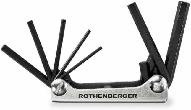 Rothenberger Innensechskant-Set mit Klapphalter 7-teilig 2,5-10mm - Detail 1
