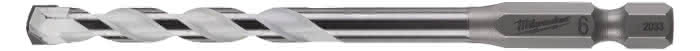 Milwaukee SHOCKWAVE Multimaterial Bohrer 1/4" HEX 6x100mm - Detail 1